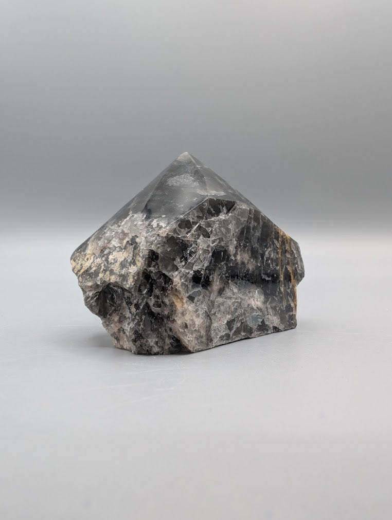 Black Moonstone Rough Cut