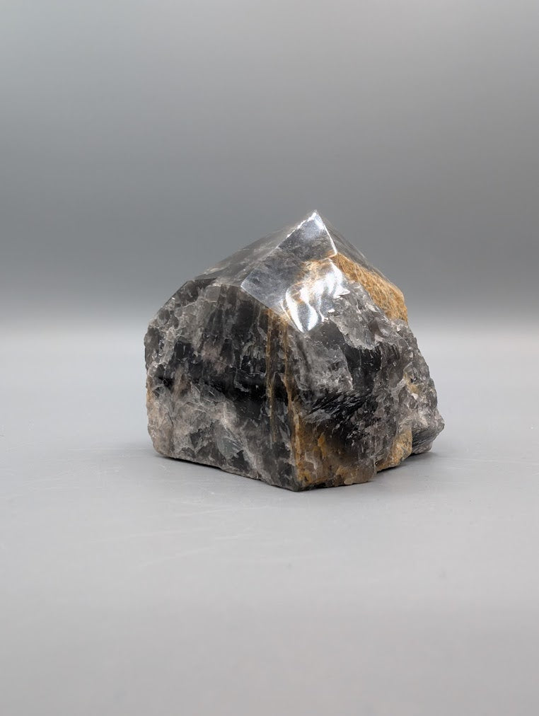 Black Moonstone Rough Cut