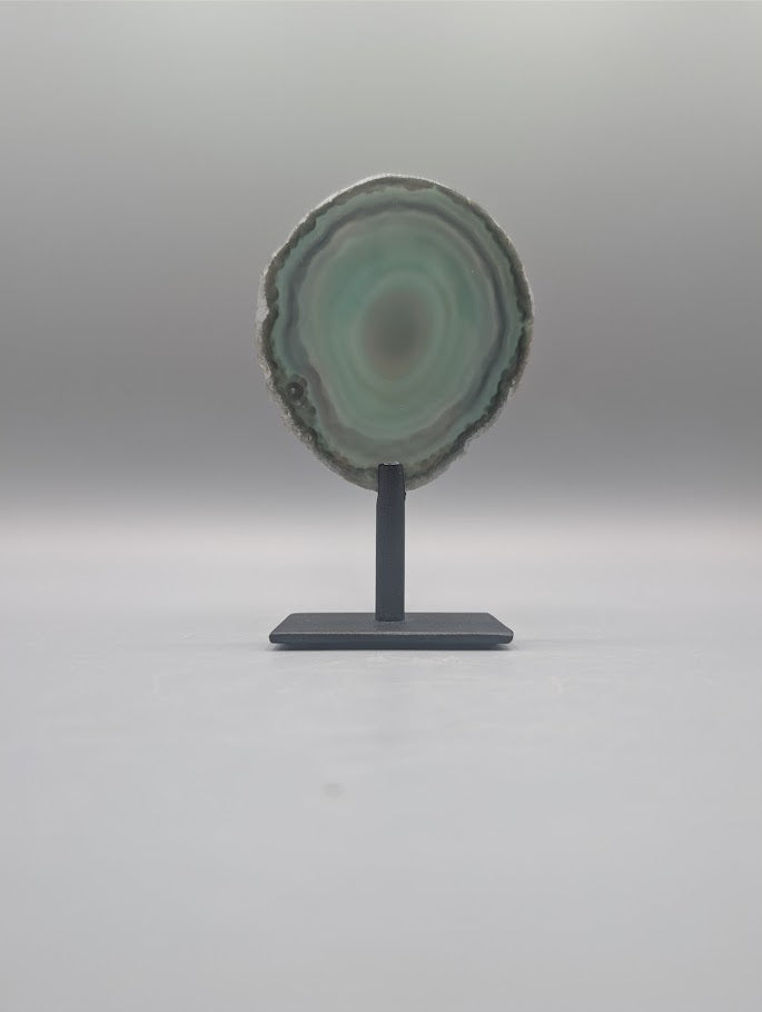 Agate Slice on Stand
