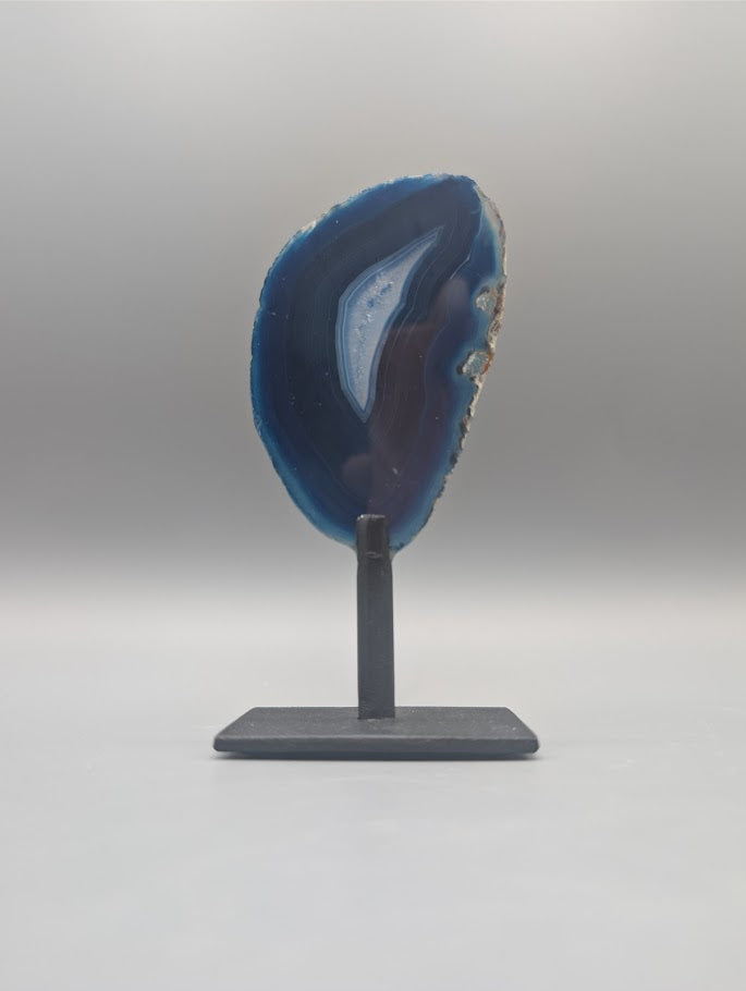 Agate Slice on Stand