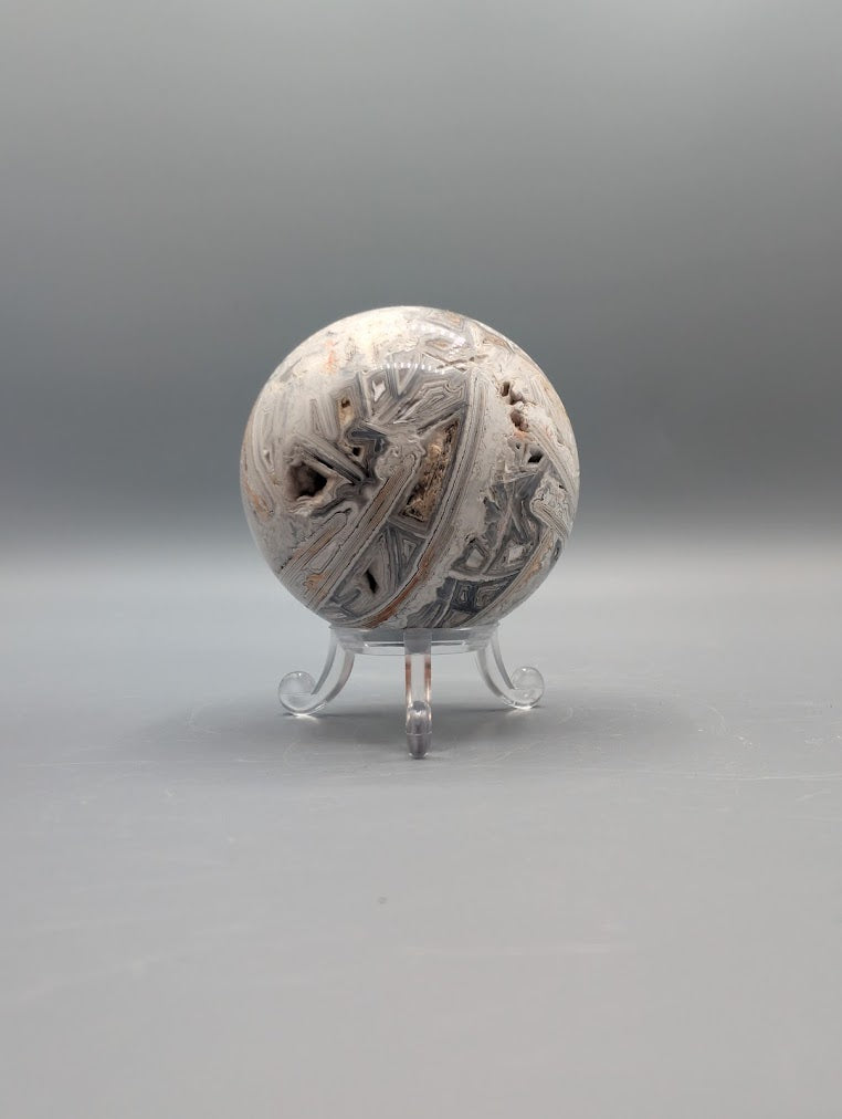 Mexican Crazy Lace Agate Sphere