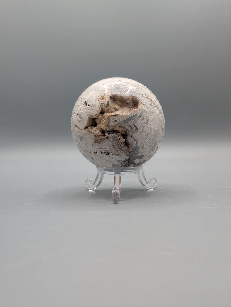 Mexican Crazy Lace Agate Sphere