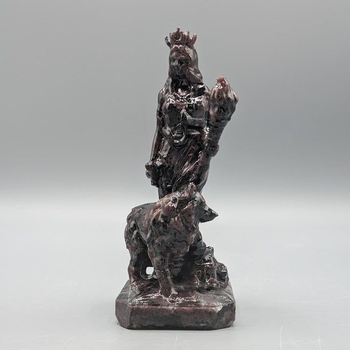 Hecate Firework Garnet Carving