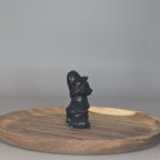 Witch Cat Carving