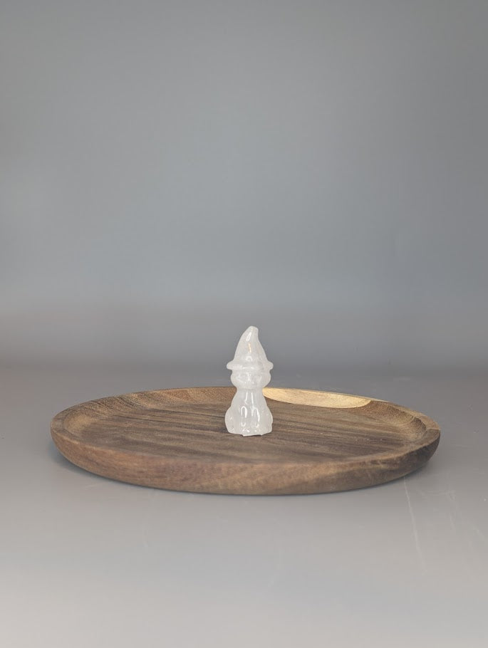Witch Cat Carving