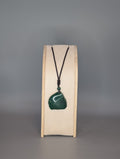 Malachite Slice Necklace