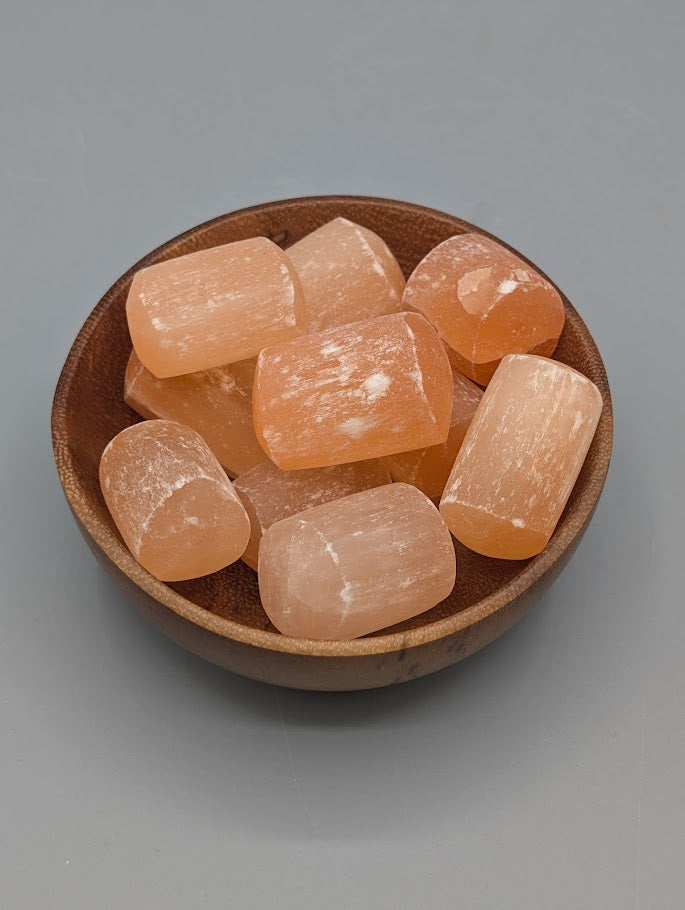 Orange Selenite Tumble