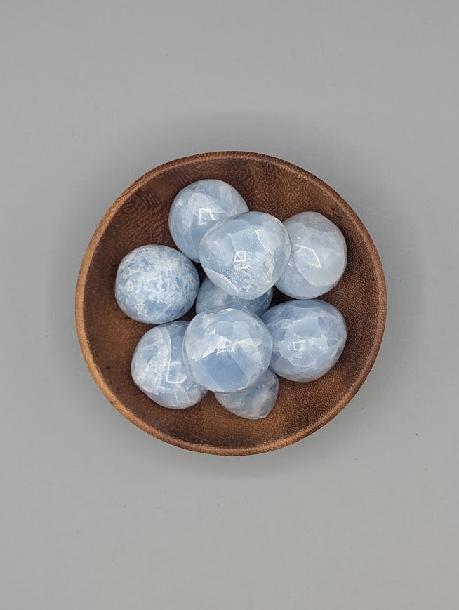 Blue Calcite Tumble