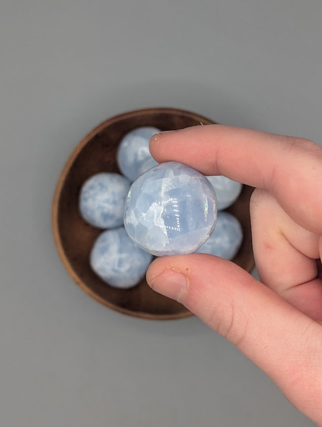 Blue Calcite Tumble