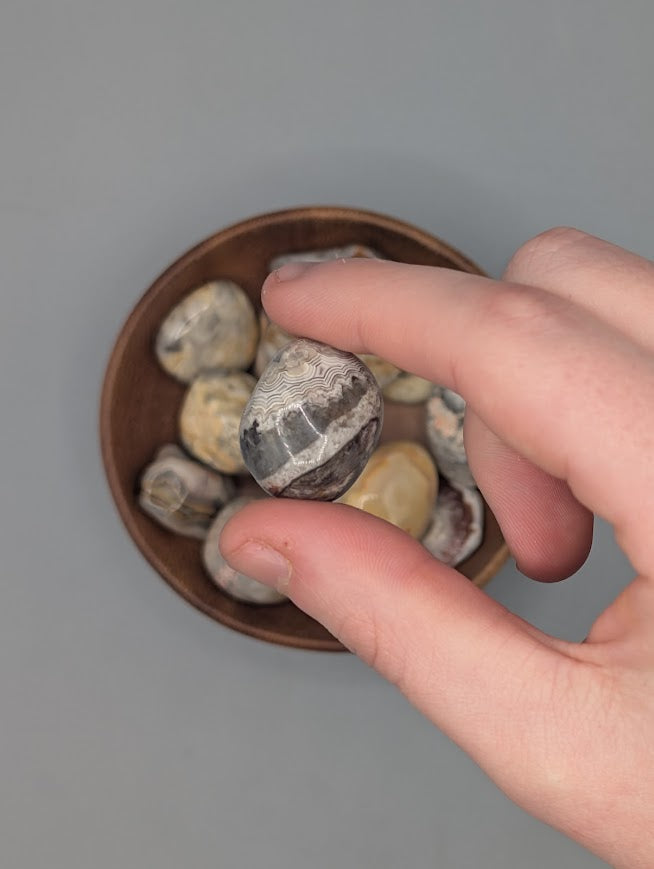 Crazy Lace Agate Tumble