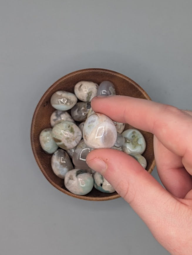 Flower Agate Tumble