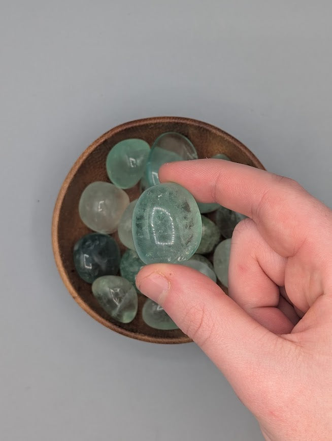 Green Fluorite Tumble
