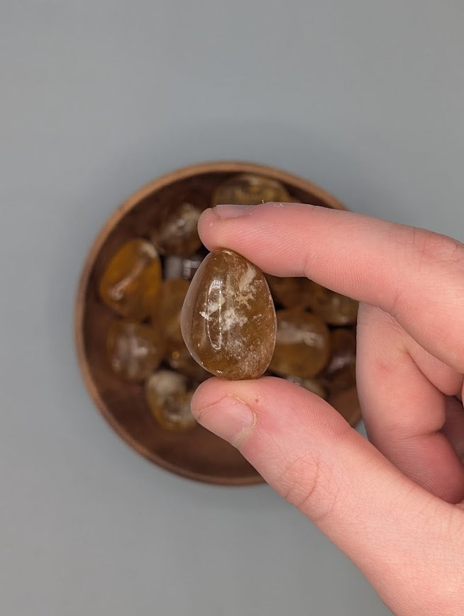 Honey Calcite Tumble