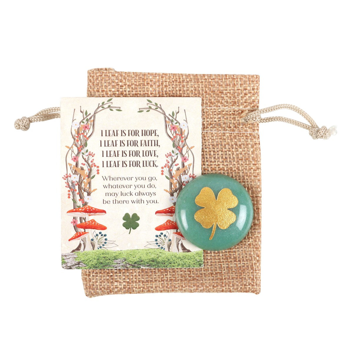 Lucky Clover Sentiment Stones