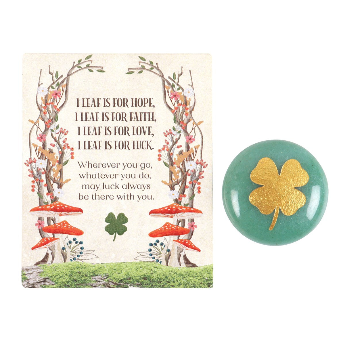 Lucky Clover Sentiment Stones