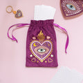 Sacred Sight Heart Velvet Tarot Bag