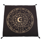 Astrology Wheel 72cm Altar Cloth
