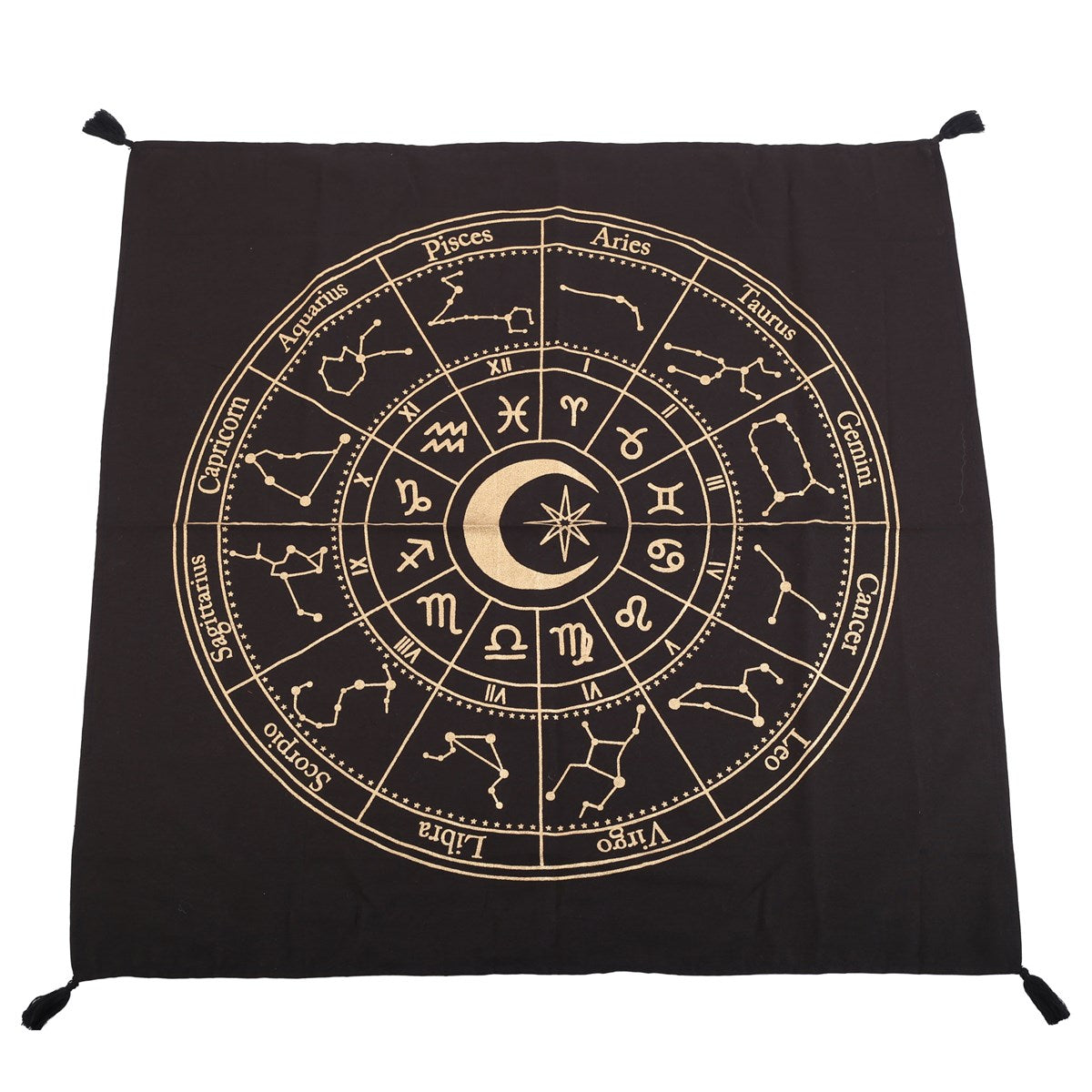Astrology Wheel 72cm Altar Cloth
