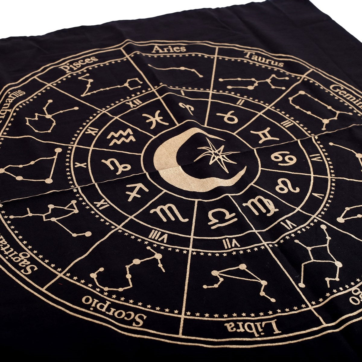 Astrology Wheel 72cm Altar Cloth
