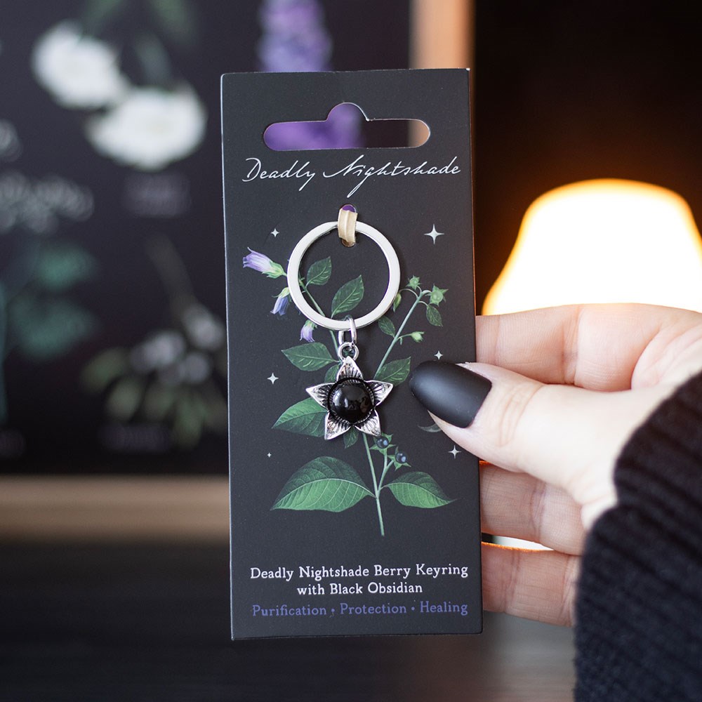 Deadly Nightshade Keyring