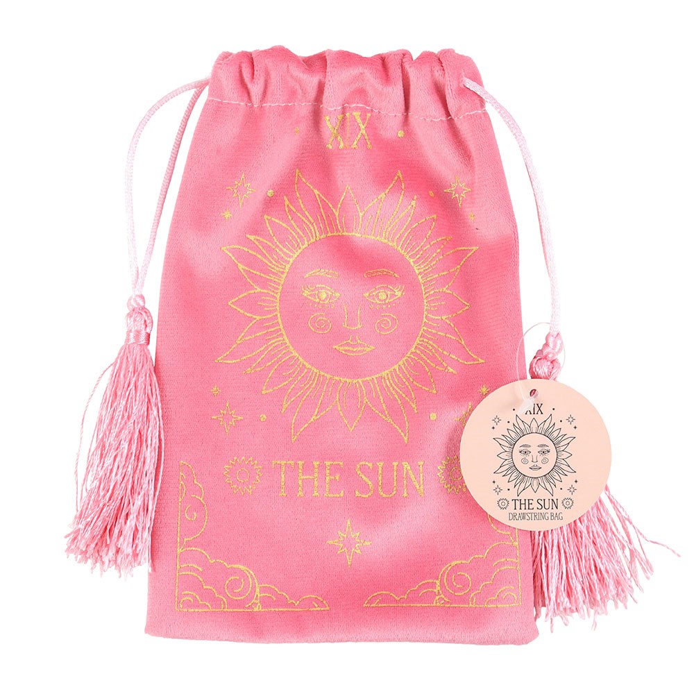 The Sun Velvet Tarot  Bag