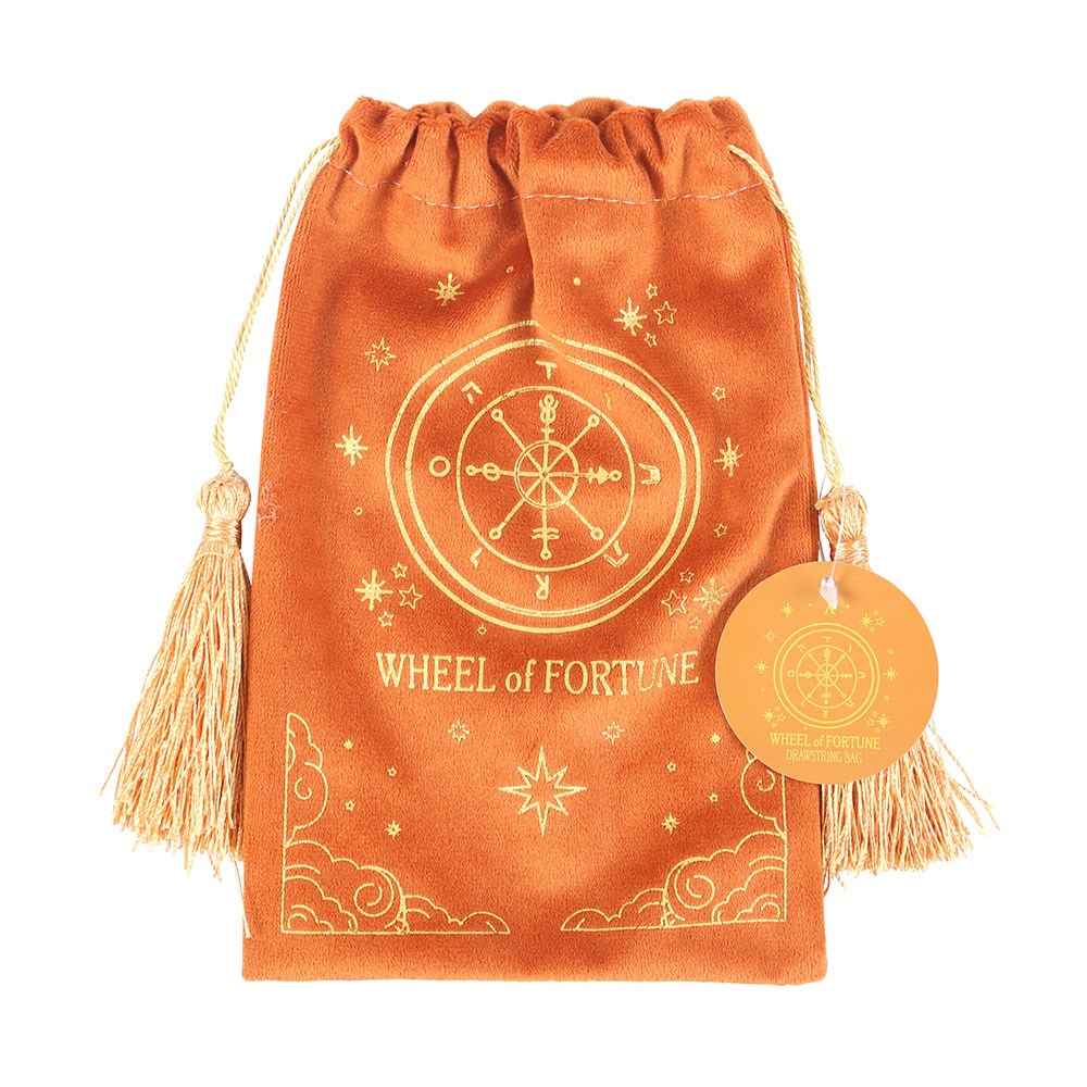 Wheel of Fortune Velvet Tarot Bag
