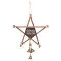 Witches Welcome Sign with Bells