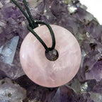 Crystal Doughnut Pendant
