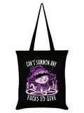 Can't Summon Any Fucks To Give Black Tote Bag