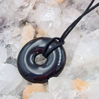 Crystal Doughnut Pendant