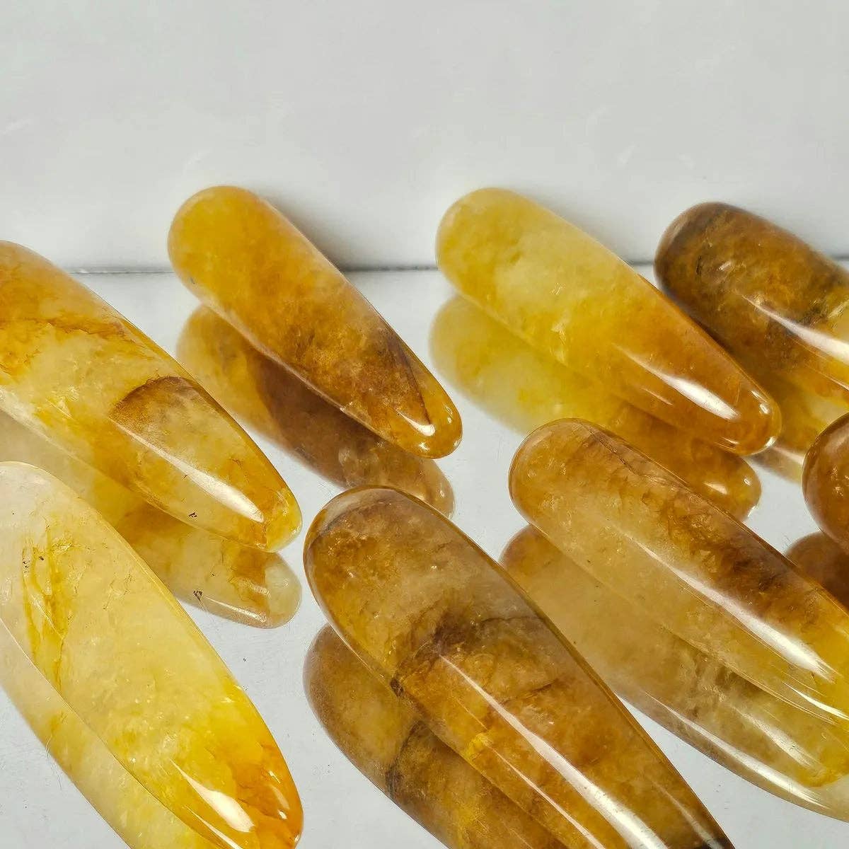 Golden Healer Quartz Crystal Massage Wand