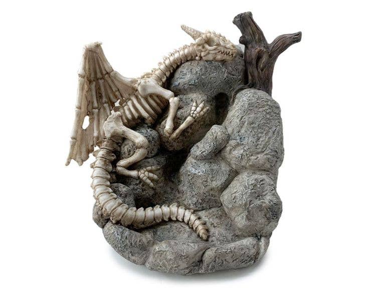 Skelton Dragon Backflow Incense Burner