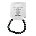 Black Agate Bead Bracelet