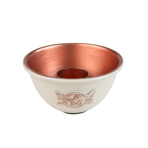 Triple Moon Star Metal Sage Burner Bowl