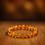 Amber Bead Bracelet