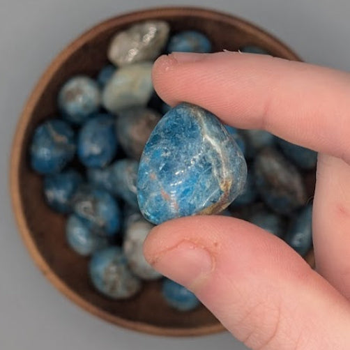 Blue Apatite Tumble