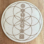 Wooden Crystal Grid Board