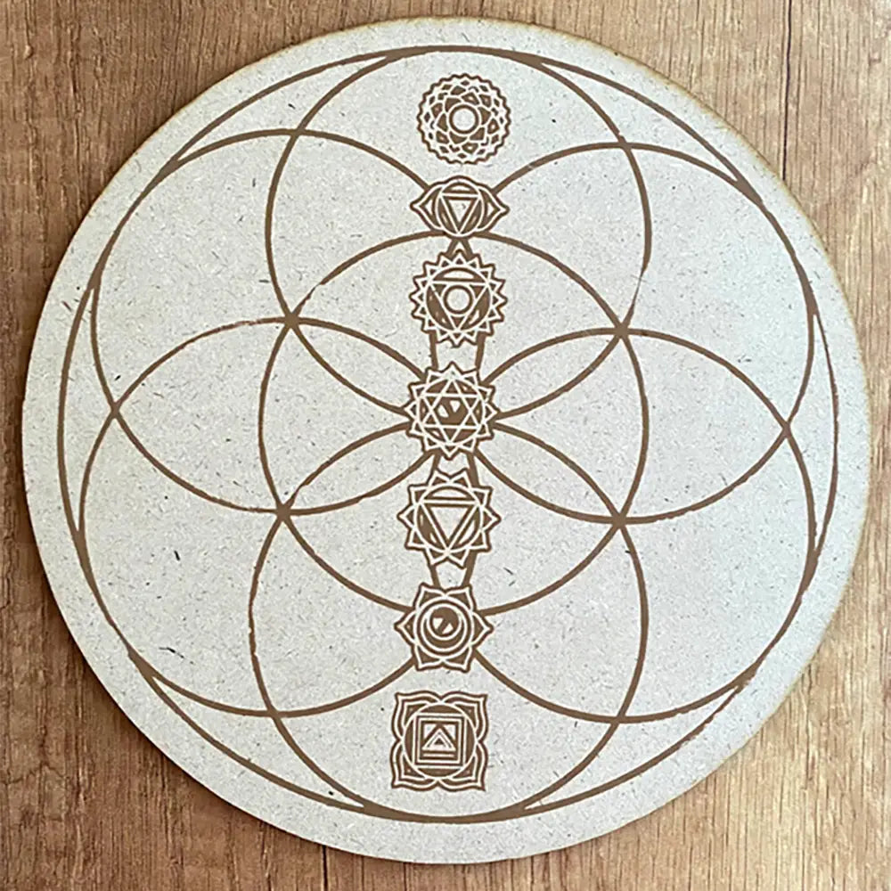 Wooden Crystal Grid Board