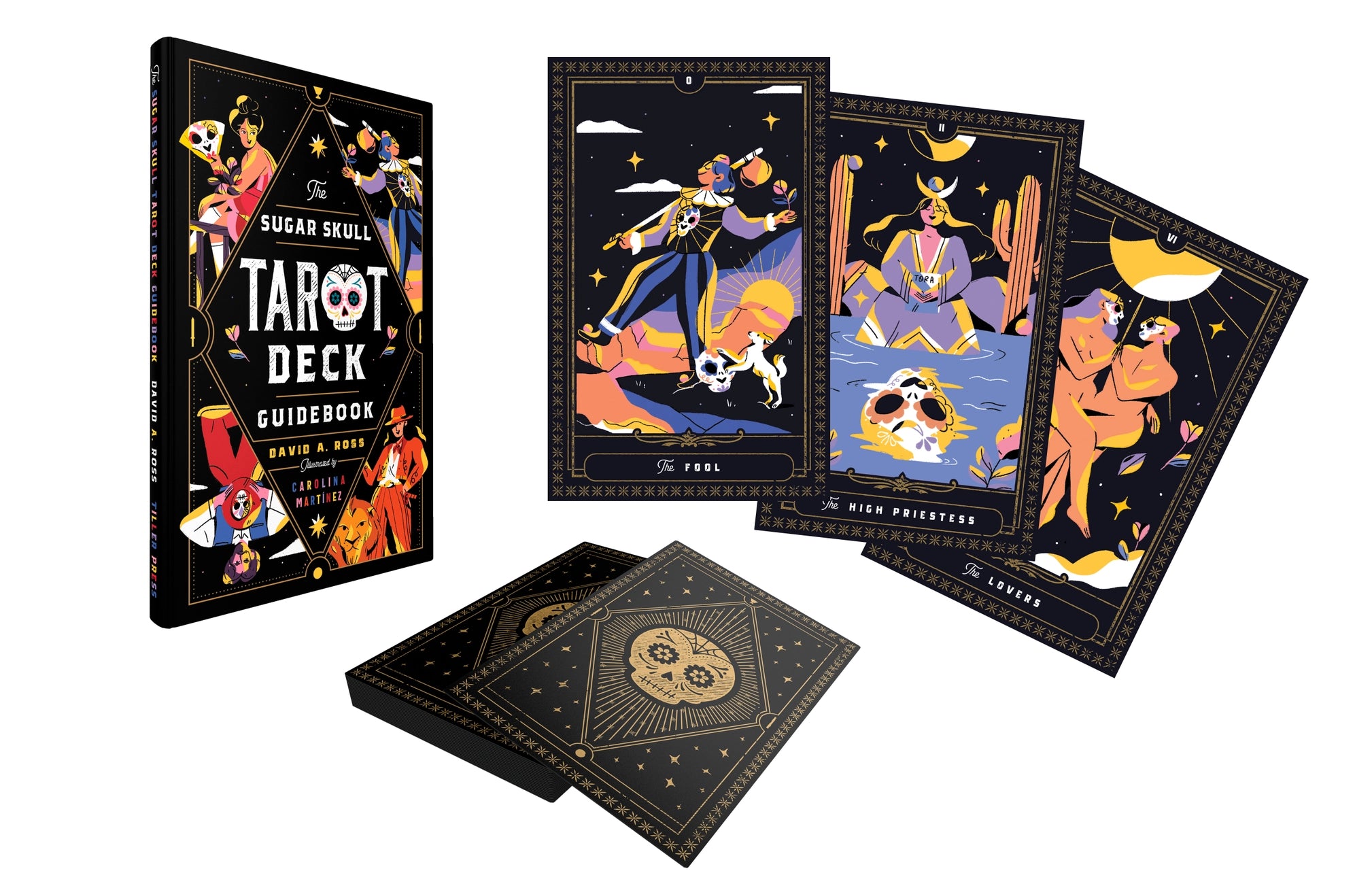 Sugar Skull Tarot Deck and Guidebook
