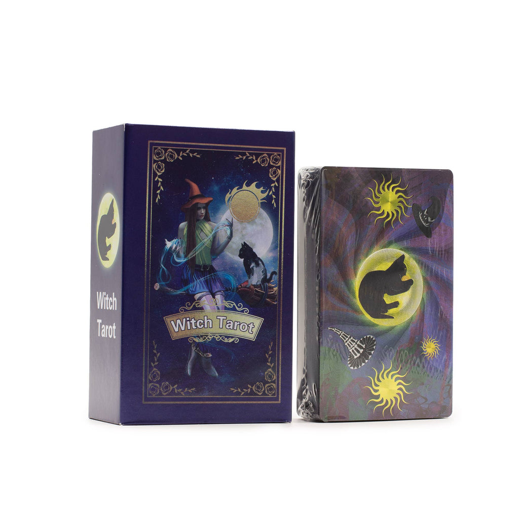 Witch Tarot Purple Foil Tarot Card Set