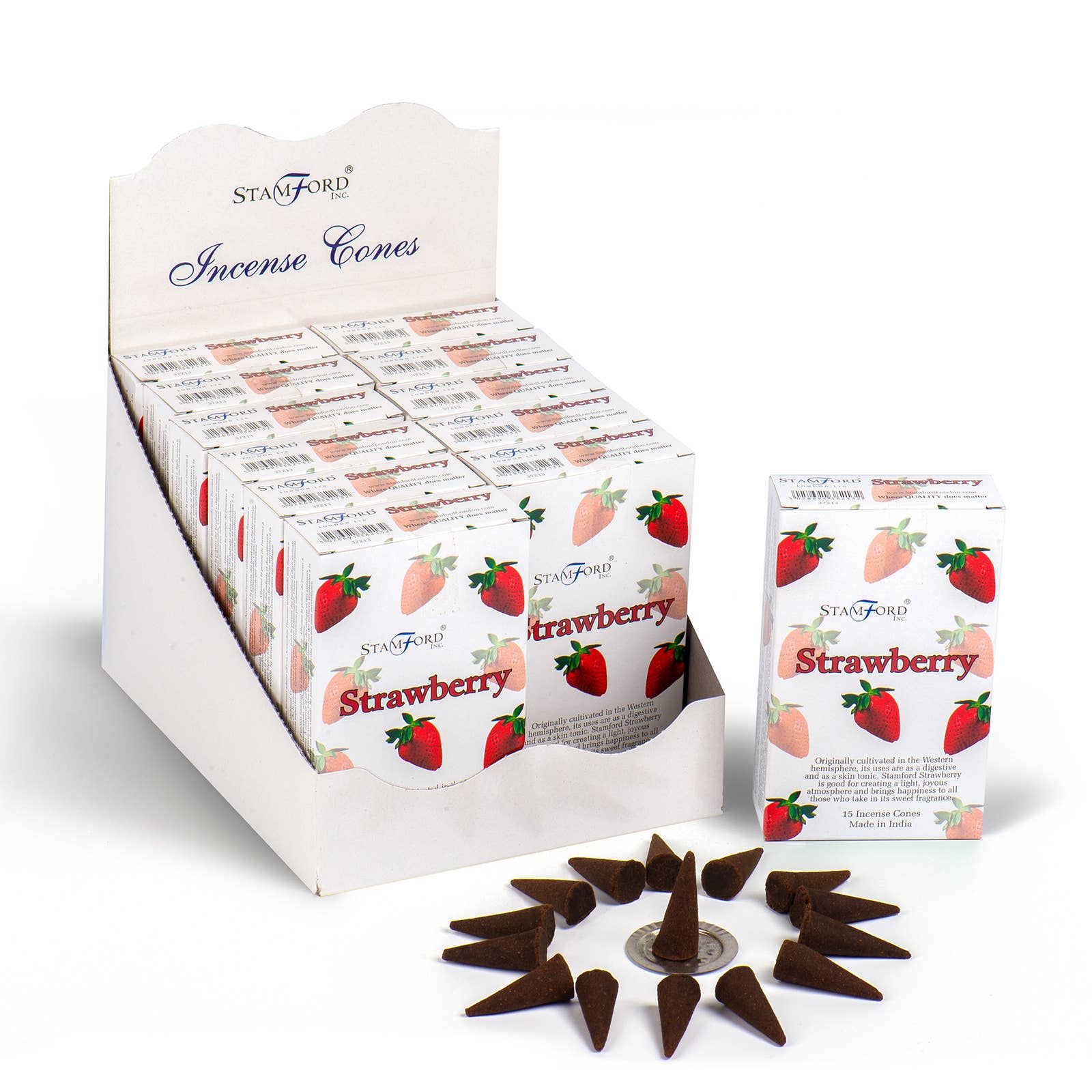 Stamford Strawberry Incense Cones
