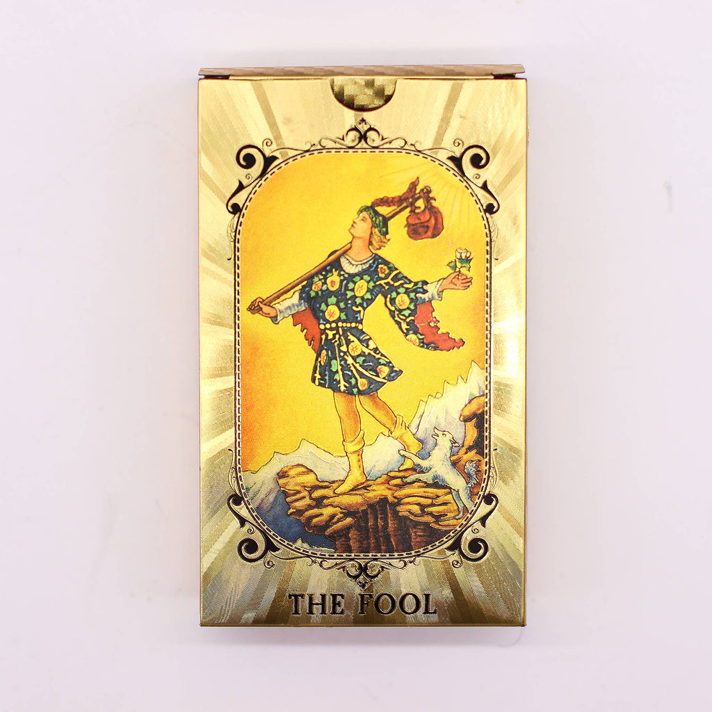 Blue & Gold Foil Tarot Cards