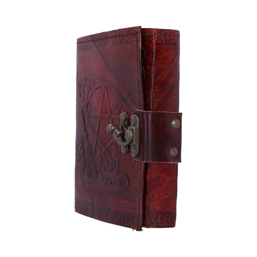Lockable Pentagram Leather Embossed Journal