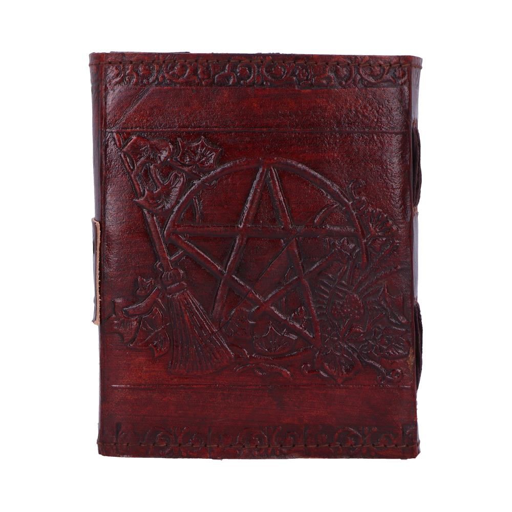 Lockable Pentagram Leather Embossed Journal