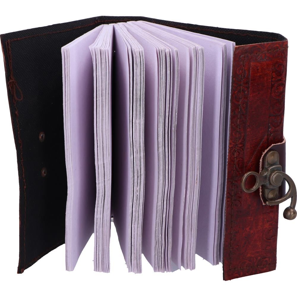Lockable Pentagram Leather Embossed Journal