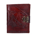 Lockable Pentagram Leather Embossed Journal