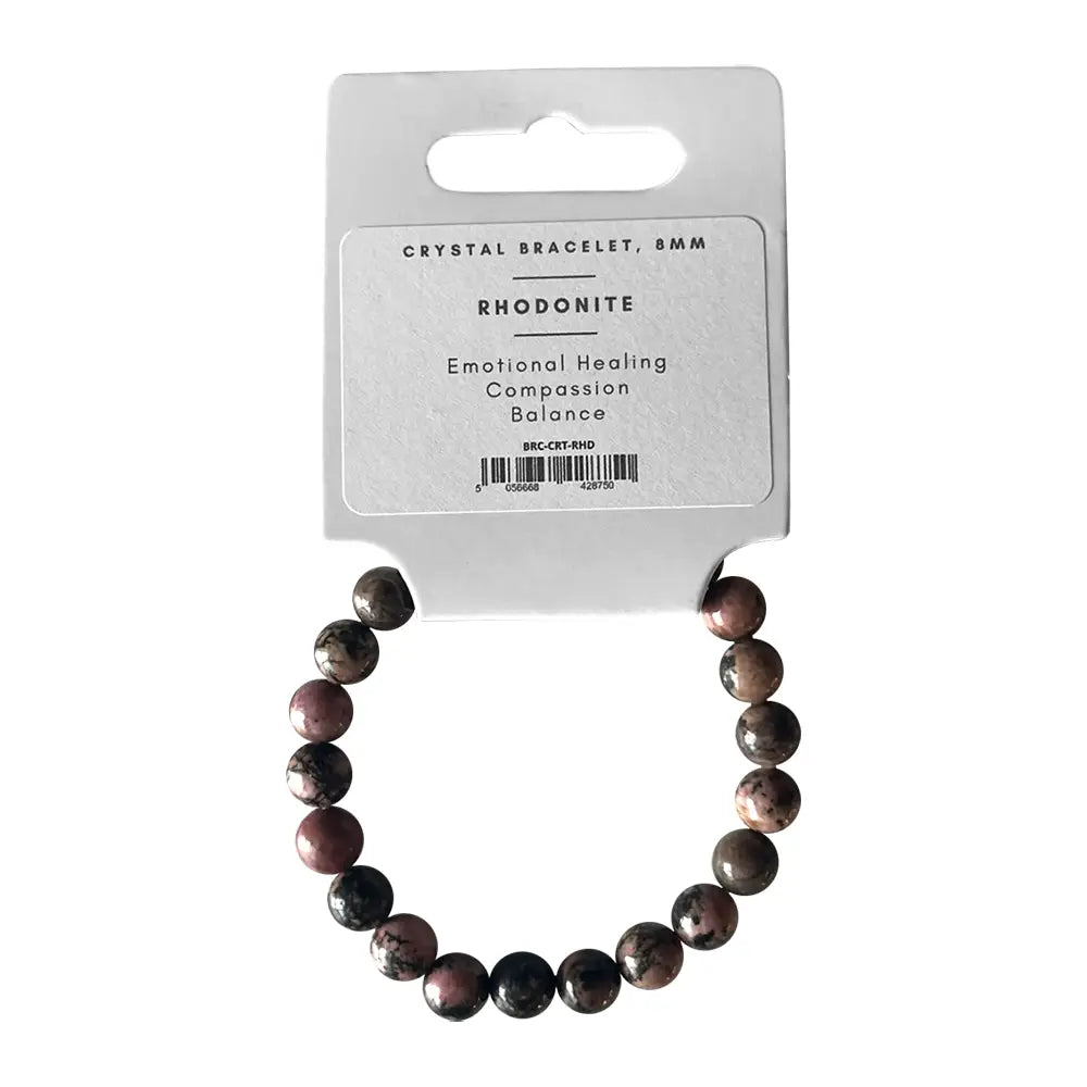 Rhodonite Bead Bracelet