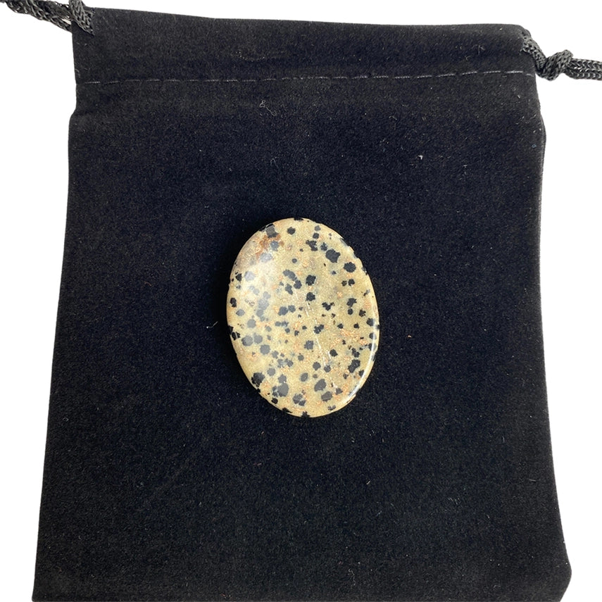 Dalmatian Jasper Thumb Stone