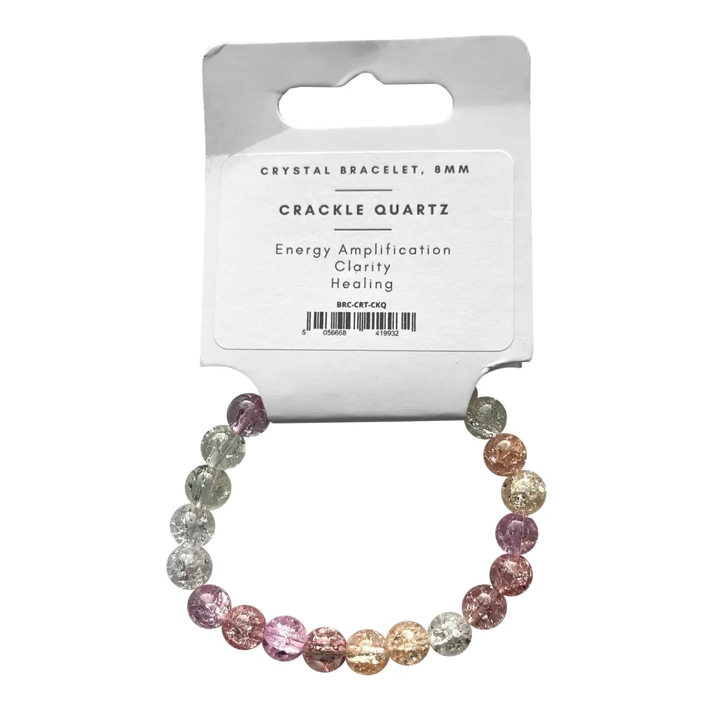 Crackle Quartz Bead Bracelet