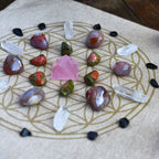 Wooden Crystal Grid Board